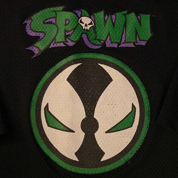 Rare Vintage Spawn Hockey Jersey - Picture 2 of 3